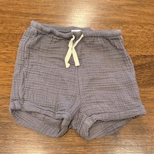 H&M Cotton Gray Shorts - size 1.5-2 Y